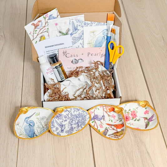 Birds Decoupage DIY Kit