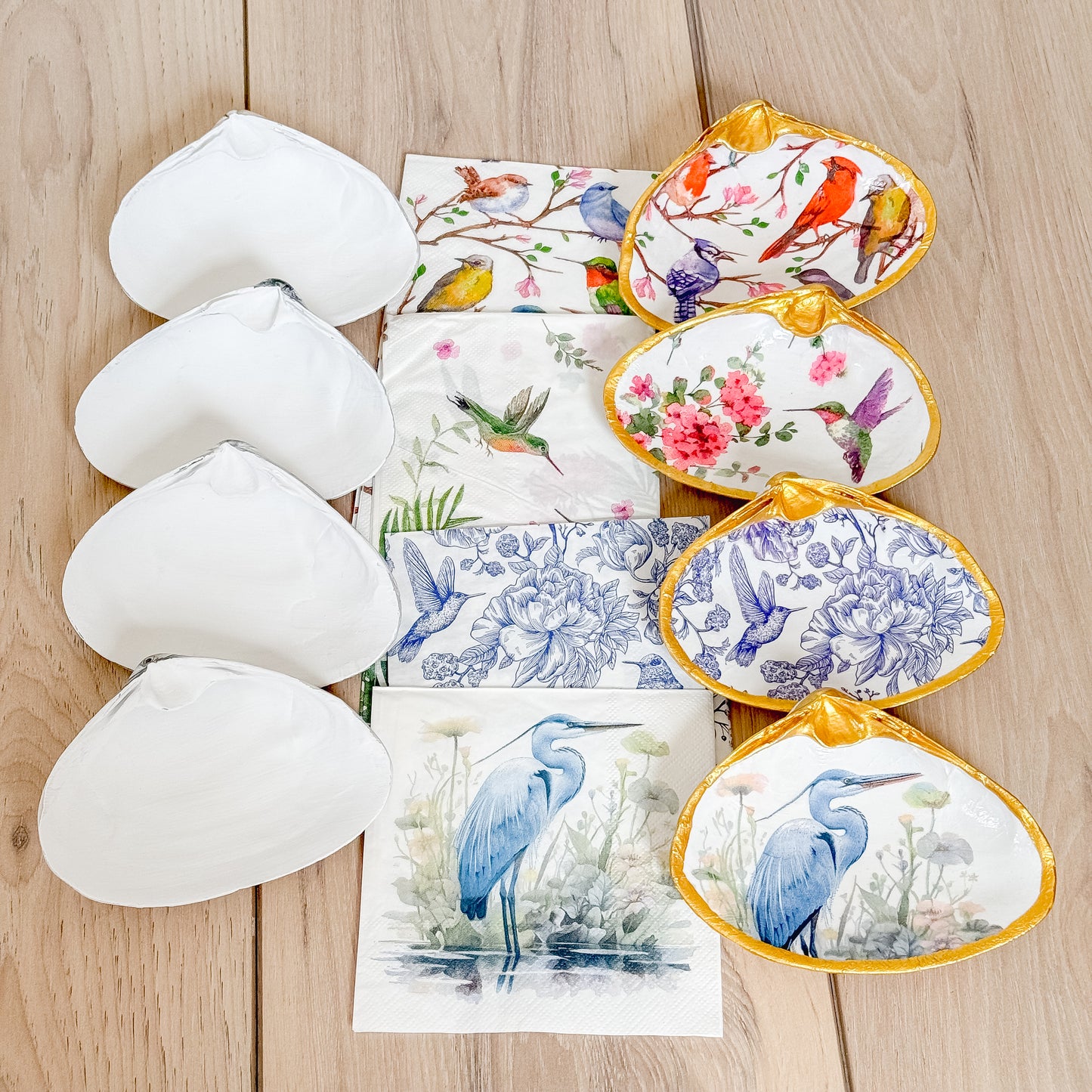 Birds Decoupage DIY Kit