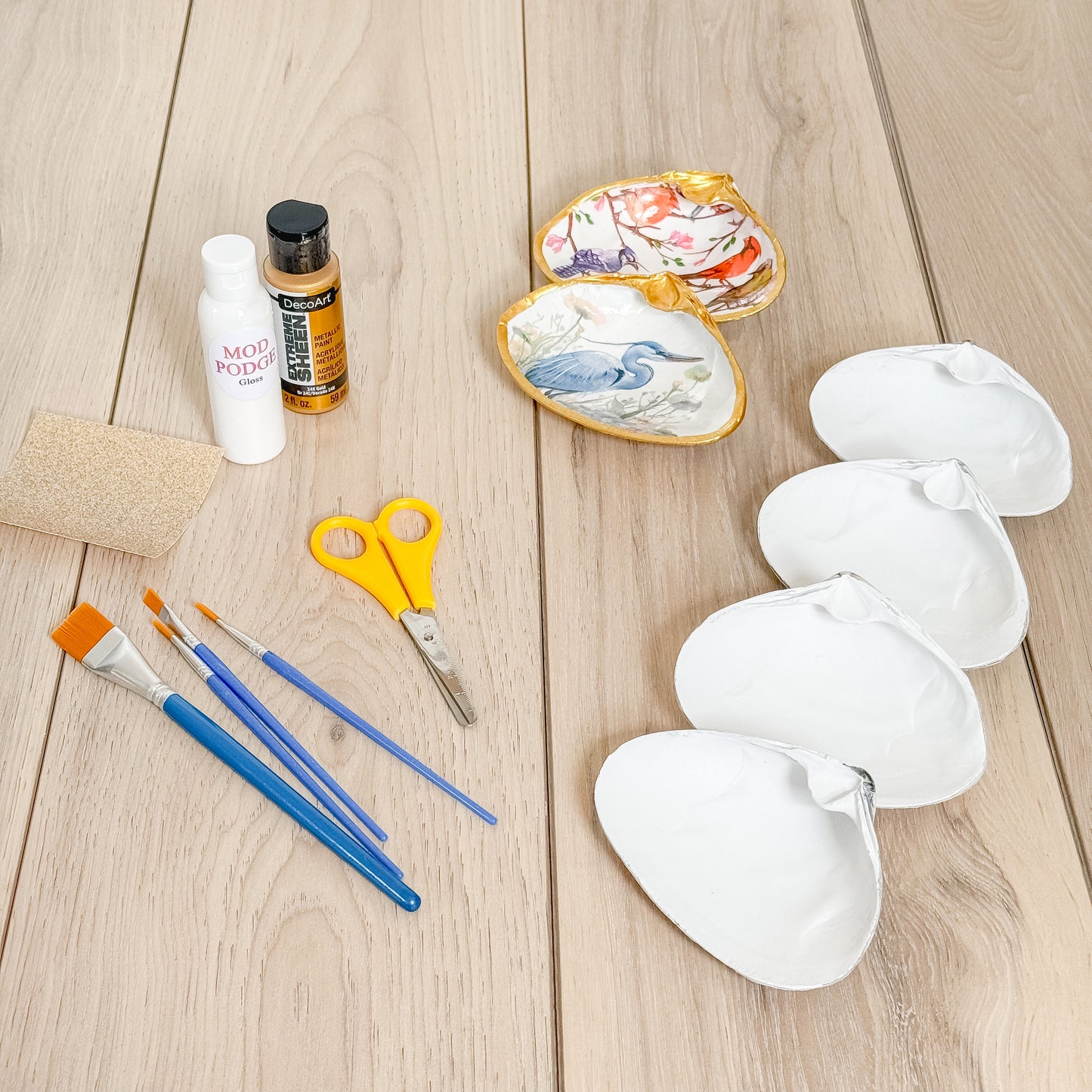 Birds Decoupage DIY Kit