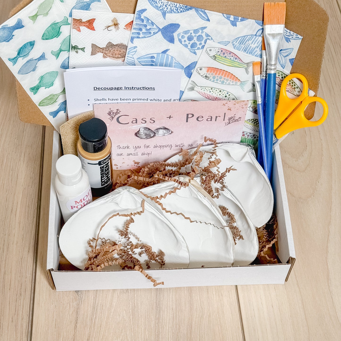 Fish Decoupage DIY Kit