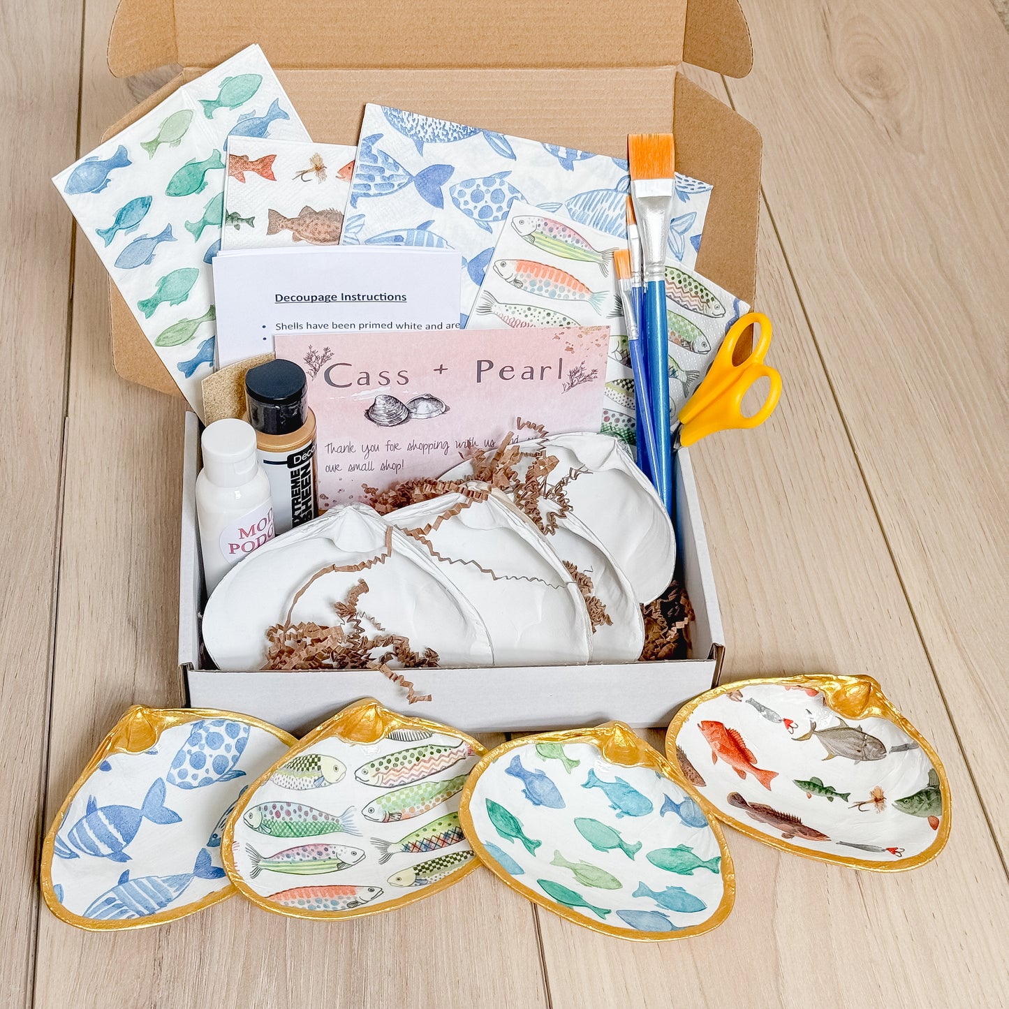 Fish Decoupage DIY Kit