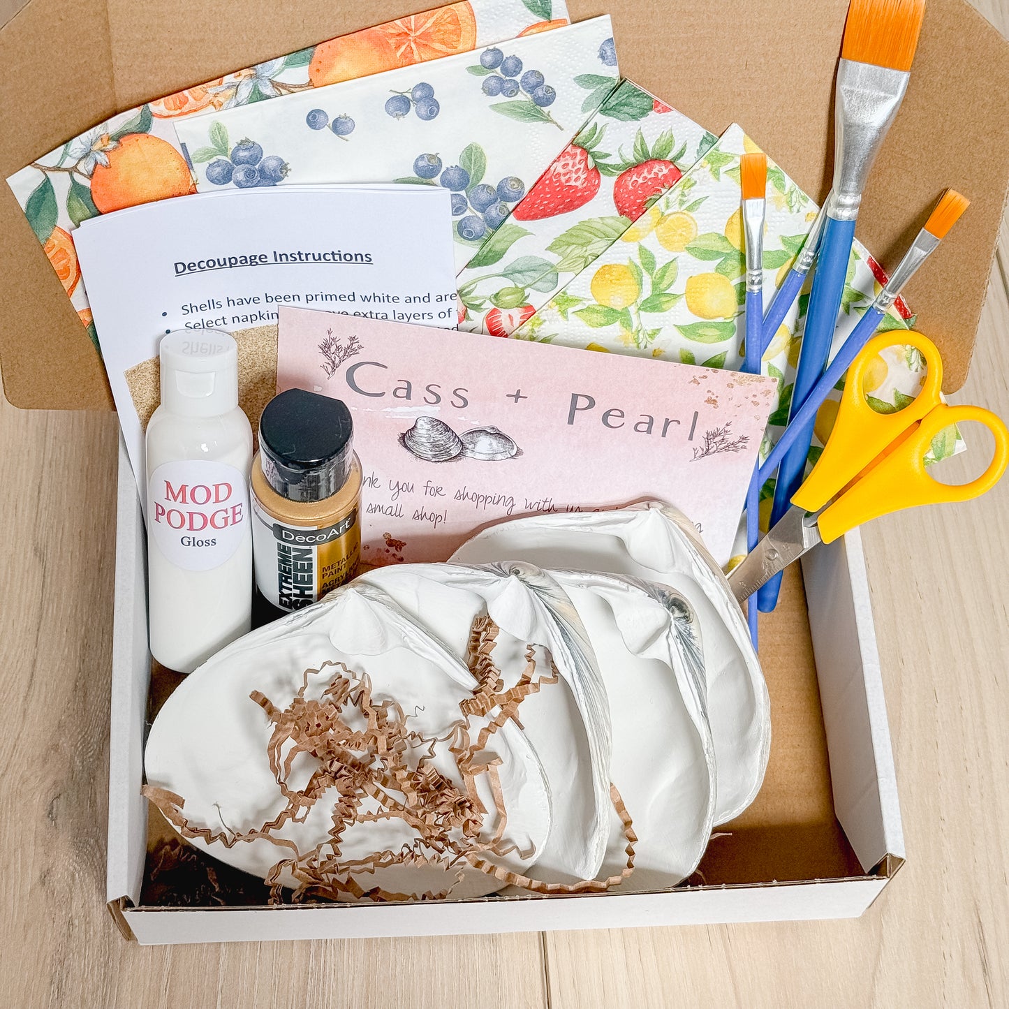 Fruit Decoupage DIY Kit