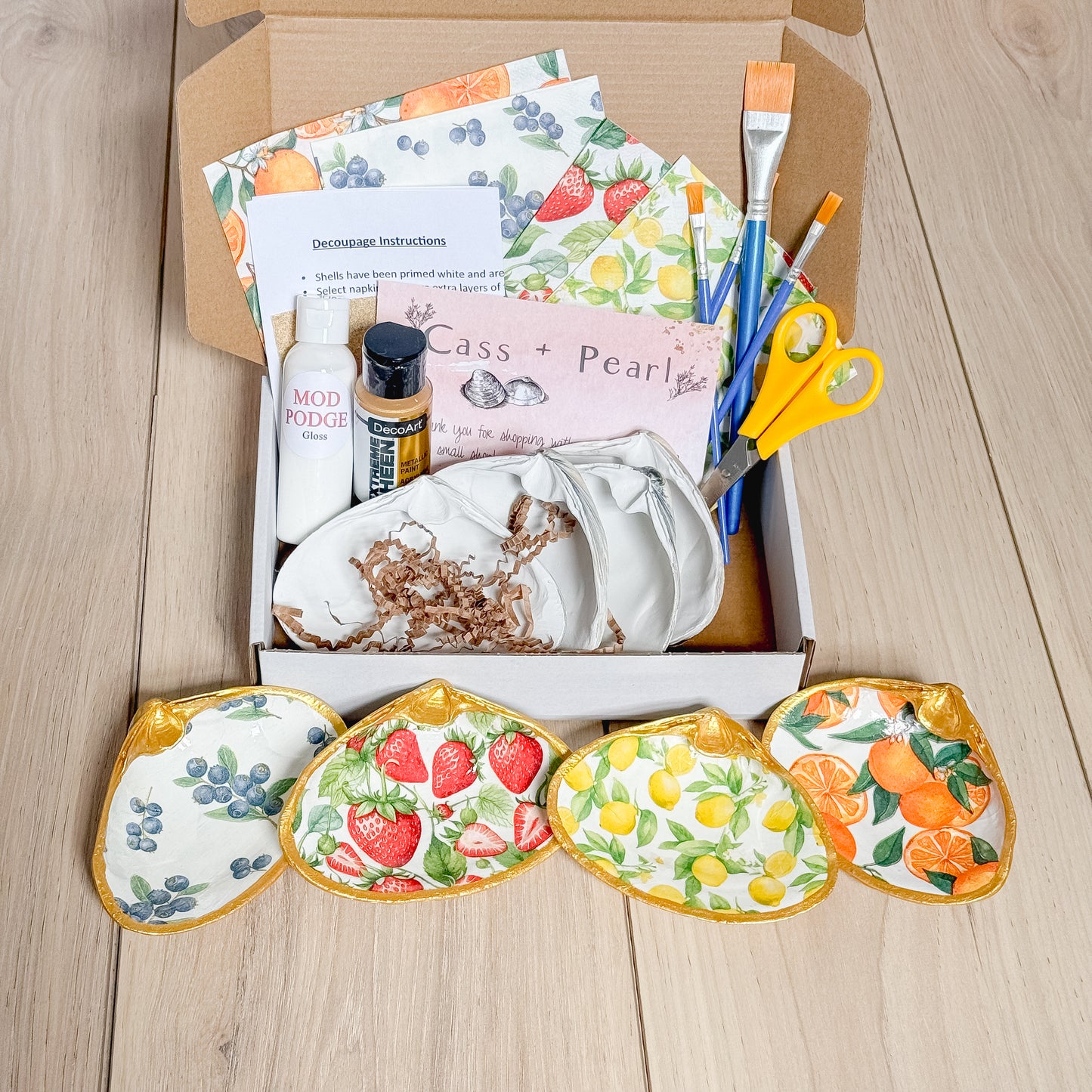 Fruit Decoupage DIY Kit