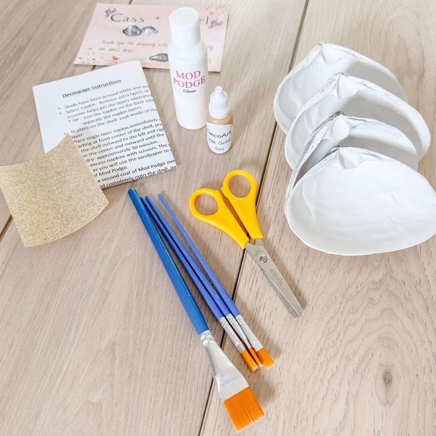 Seafaring Decoupage DIY Kit