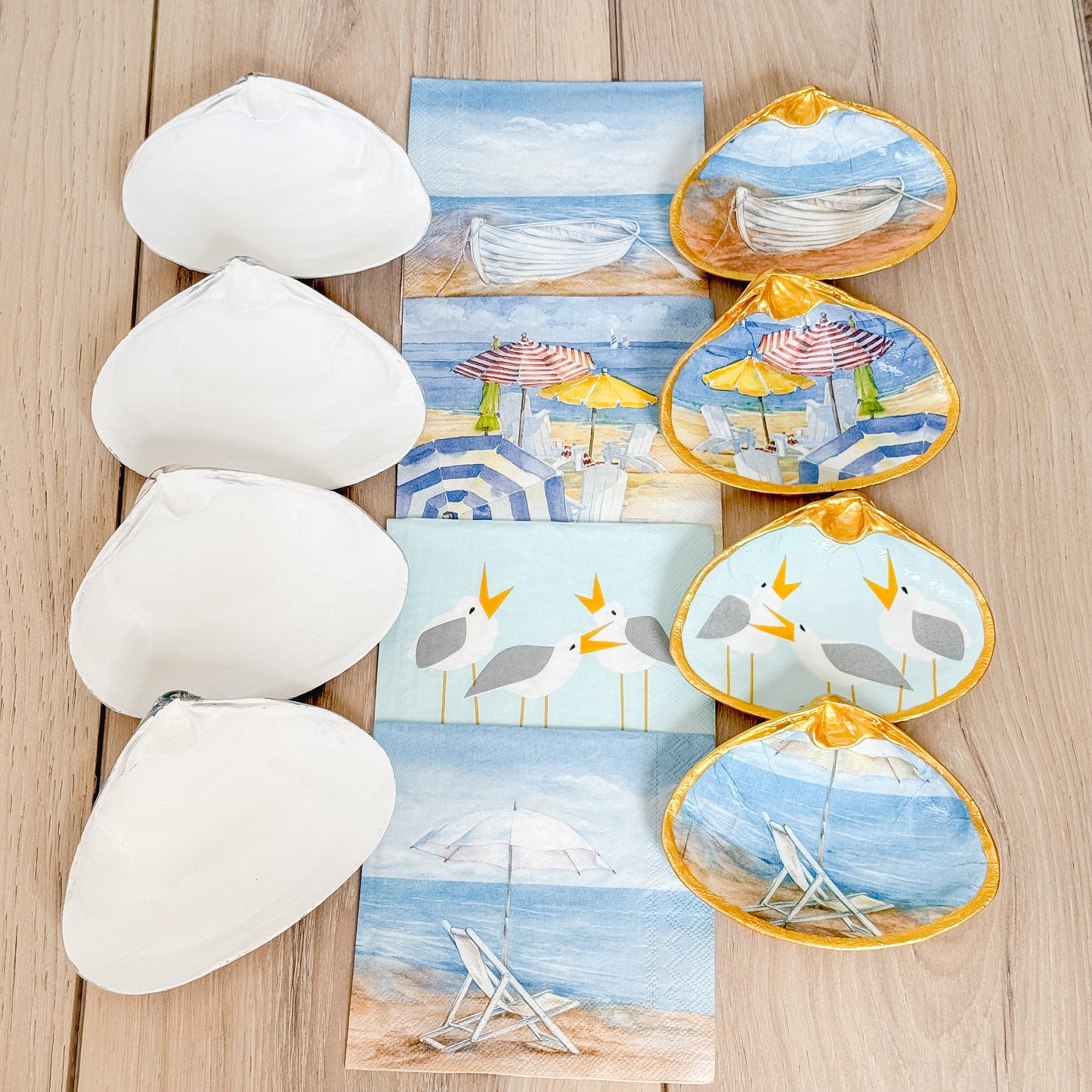 Seashore Decoupage DIY Kit
