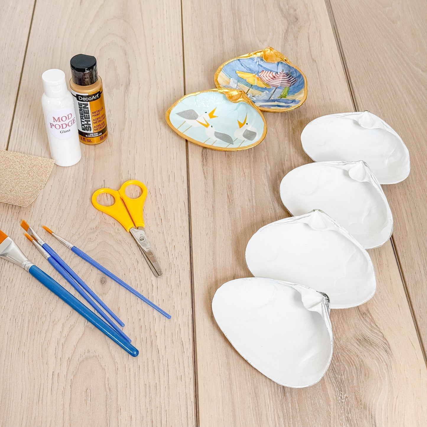 Seashore Decoupage DIY Kit