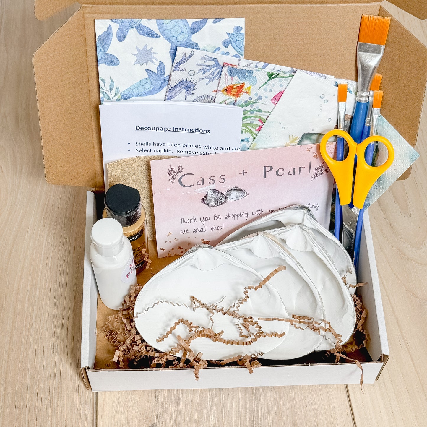 Under The Sea Decoupage DIY Kit