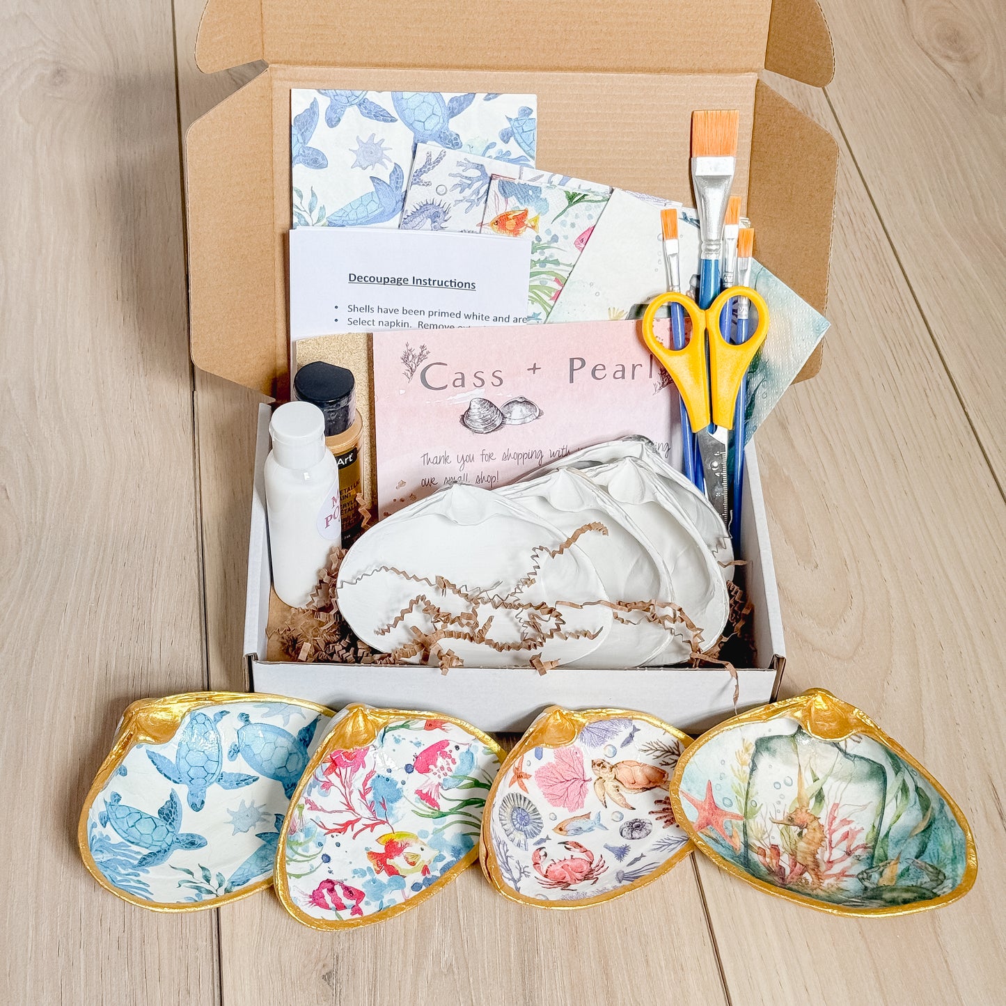 Under The Sea Decoupage DIY Kit