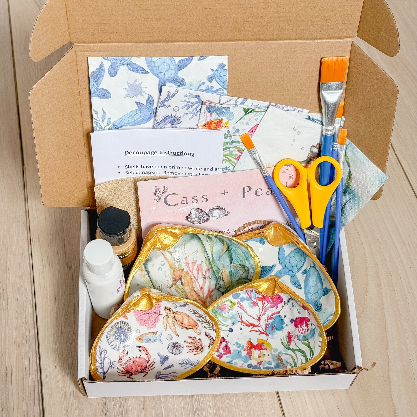 Under The Sea Decoupage DIY Kit