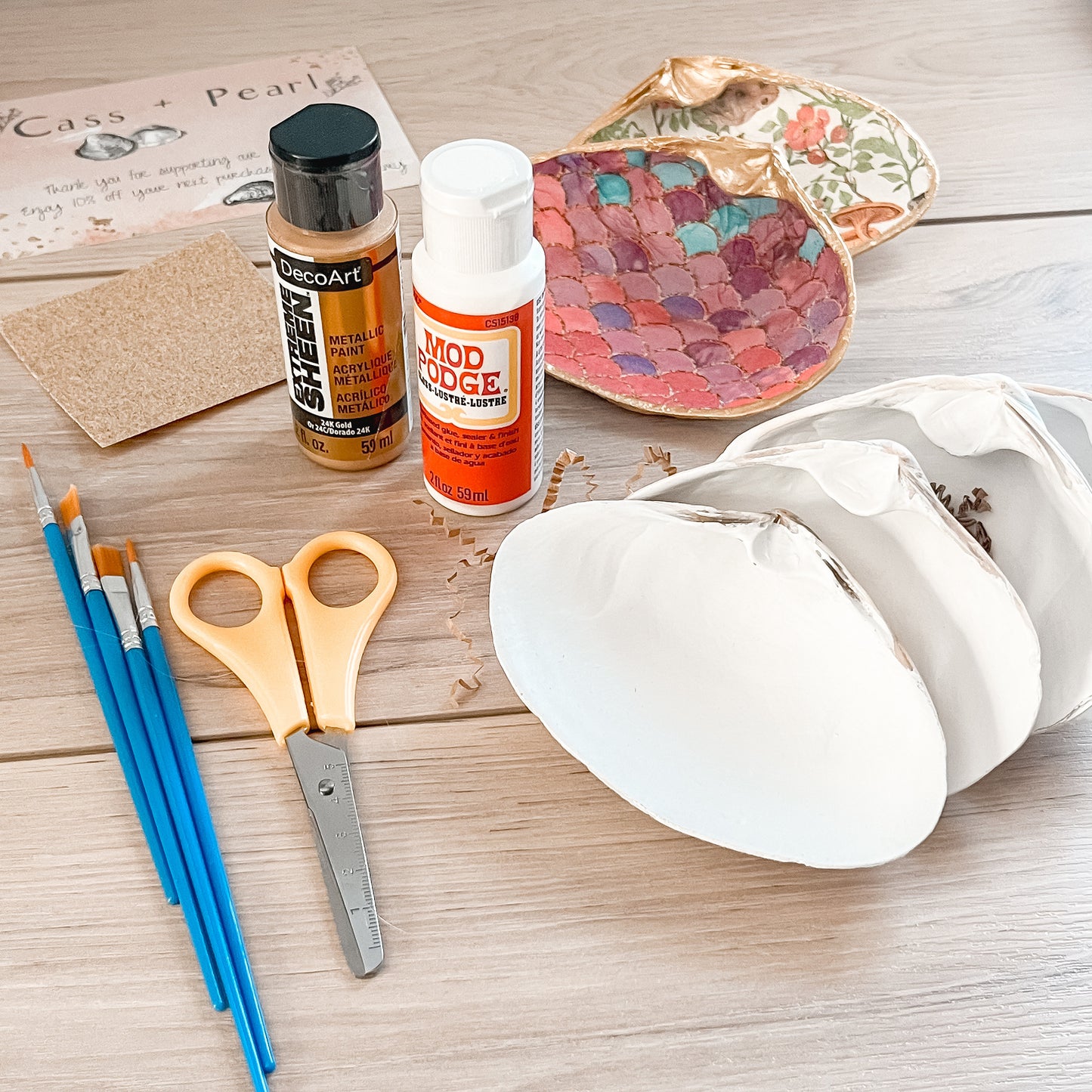 Floral Decoupage DIY Kit
