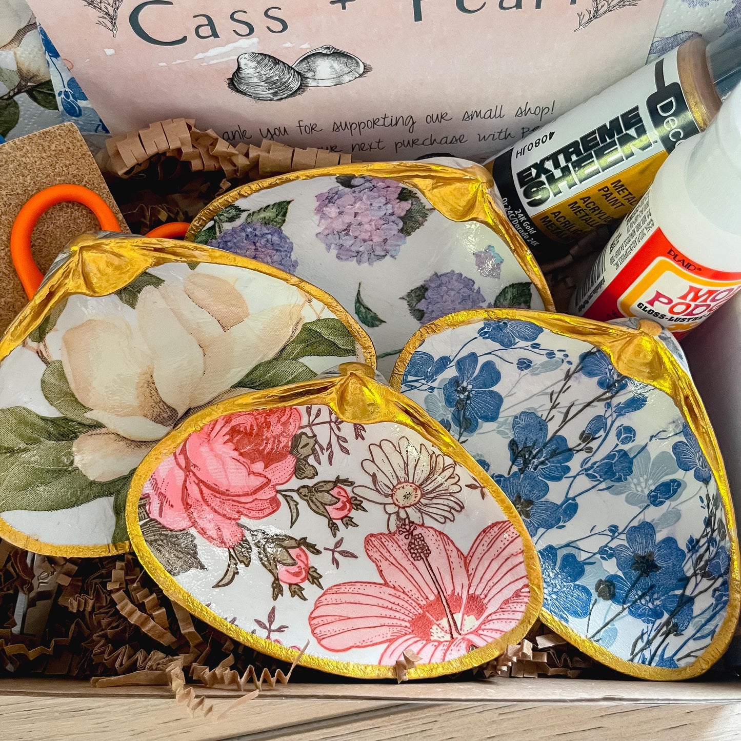 Floral Decoupage DIY Kit