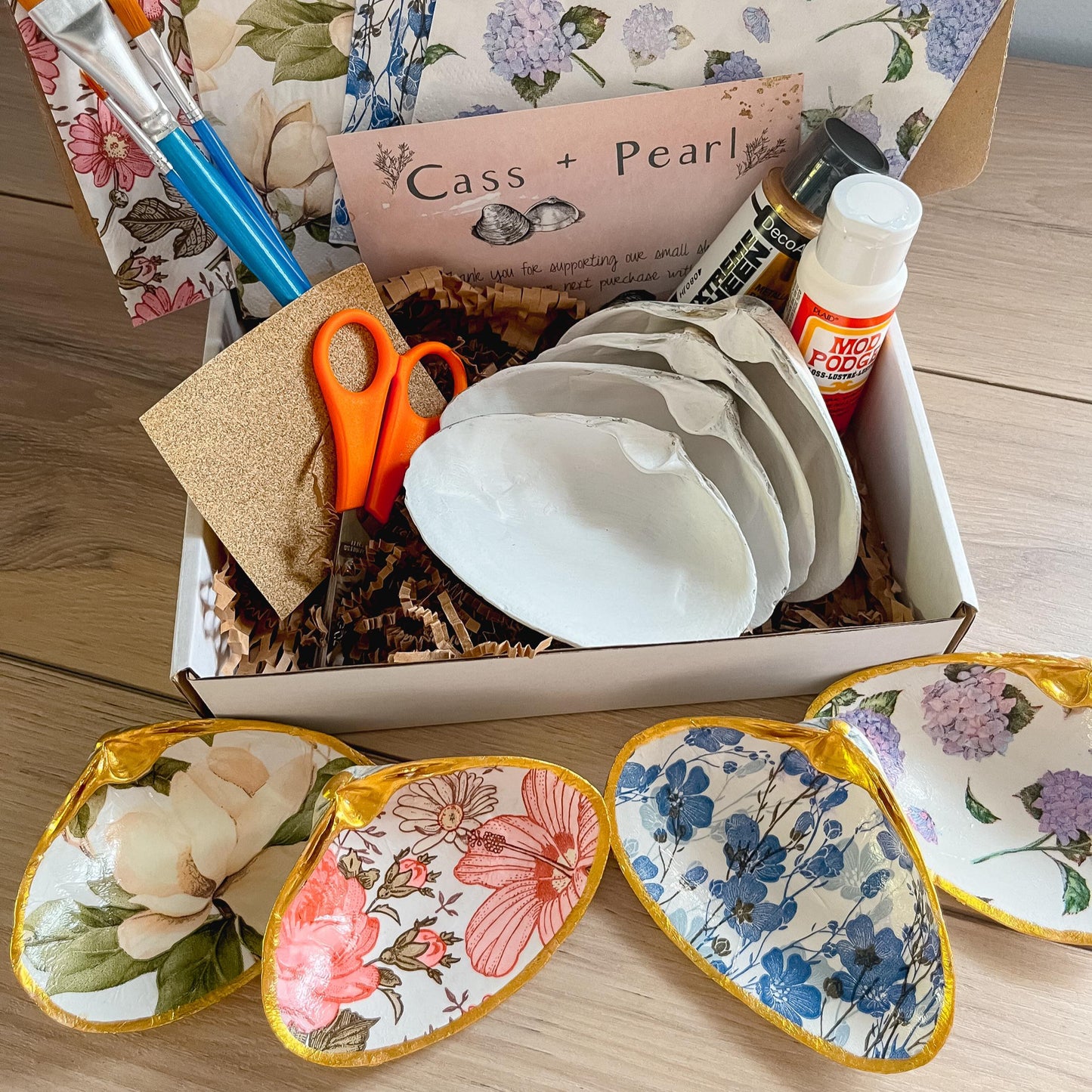Floral Decoupage DIY Kit