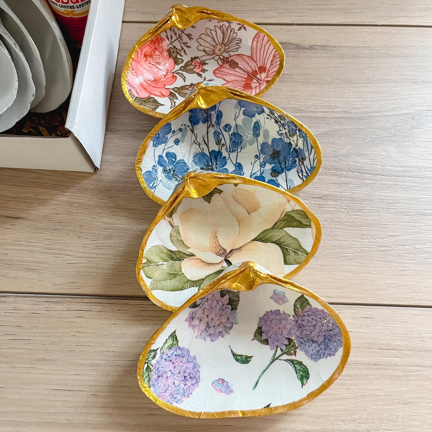 Floral Decoupage DIY Kit