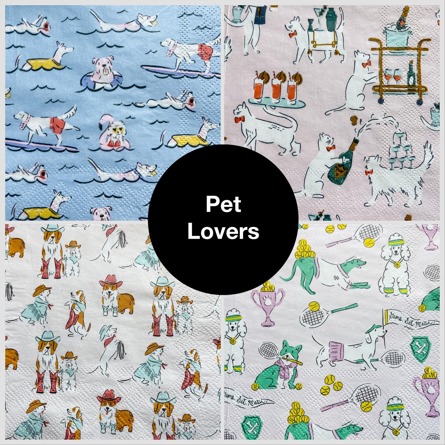 Pet Lovers Decoupage DIY Kit