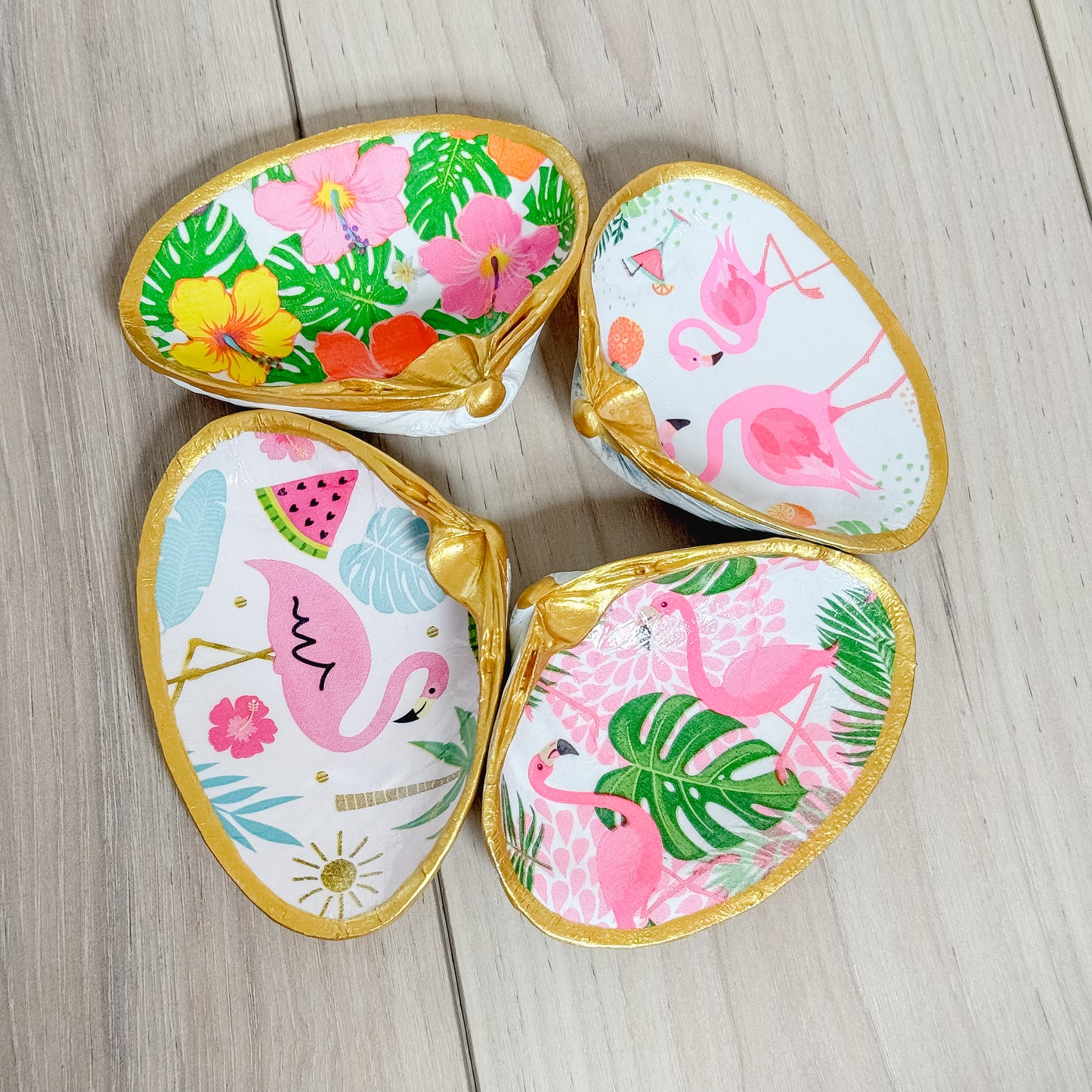 Flamingo Decoupage DIY Kit
