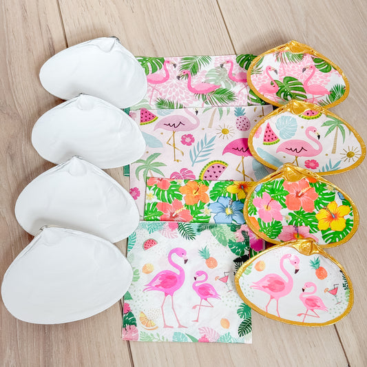 Flamingo Decoupage DIY Kit