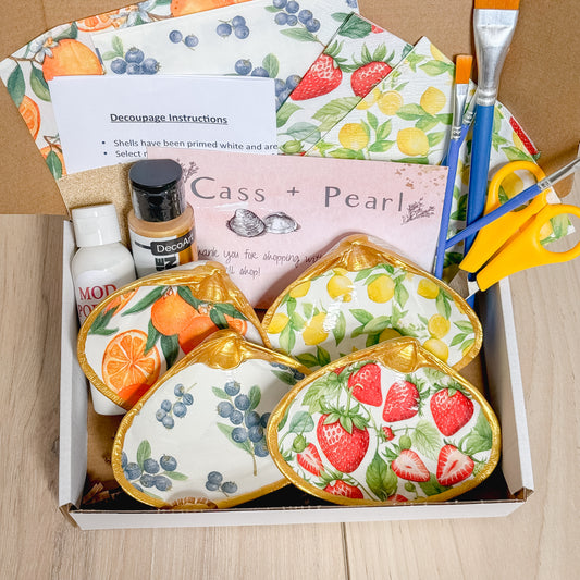 Fruit Decoupage DIY Kit