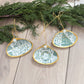 Old Fashion Clam Shell Christmas Ornament
