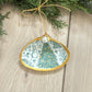 Old Fashion Clam Shell Christmas Ornament