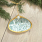 Old Fashion Clam Shell Christmas Ornament