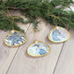 Seaside Clam Shell Christmas Ornament