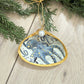 Seaside Clam Shell Christmas Ornament
