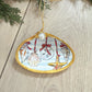 Seashell Clam Shell Christmas Ornament