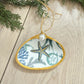 Seashell Clam Shell Christmas Ornament