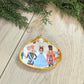 Nutcracker Clam Shell Christmas Ornament