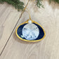 Blue Shells Clam Shell Christmas Ornament