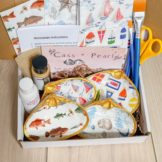 Seafaring Decoupage DIY Kit