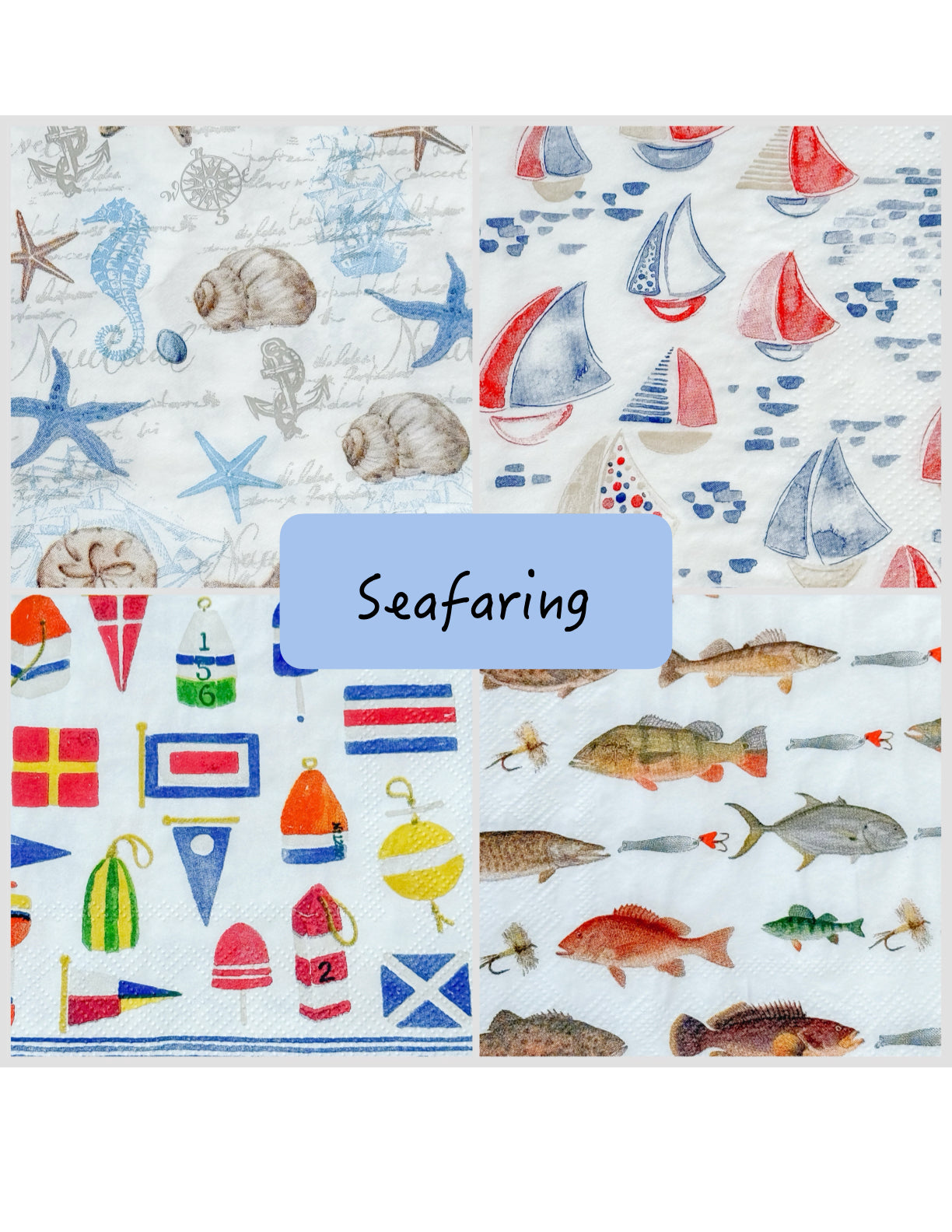 Seafaring Decoupage DIY Kit