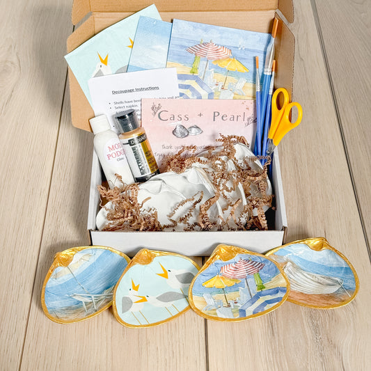 Seashore Decoupage DIY Kit