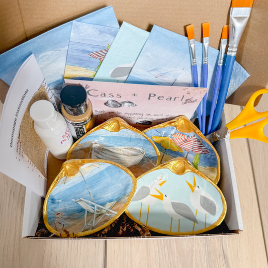 Seashore Decoupage DIY Kit