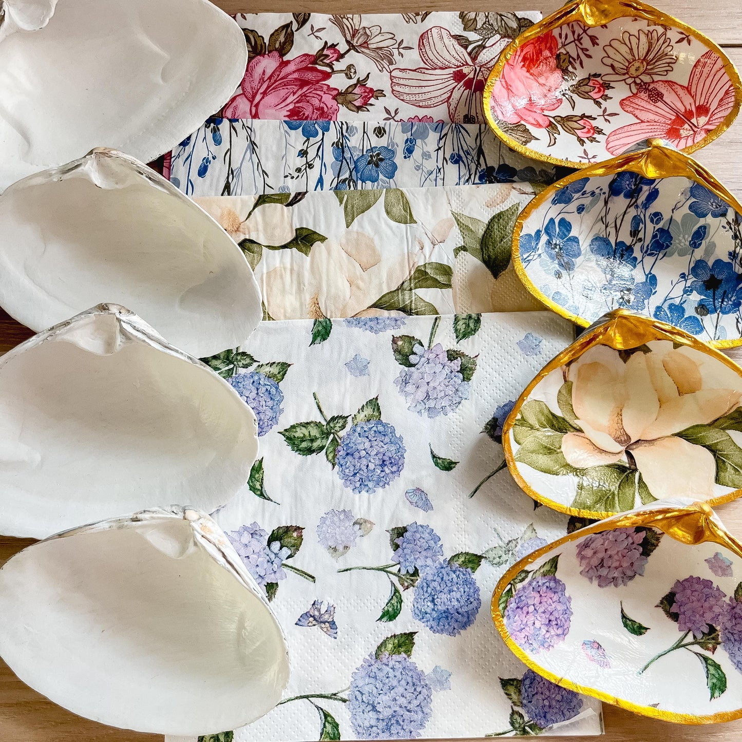 Floral Decoupage DIY Kit